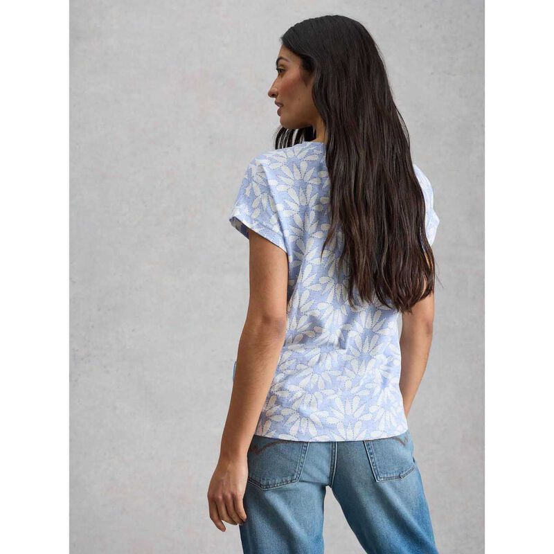 White Stuff Nelly Notch Neck Tee image number 1
